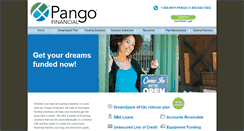 Desktop Screenshot of pangofinancial.com